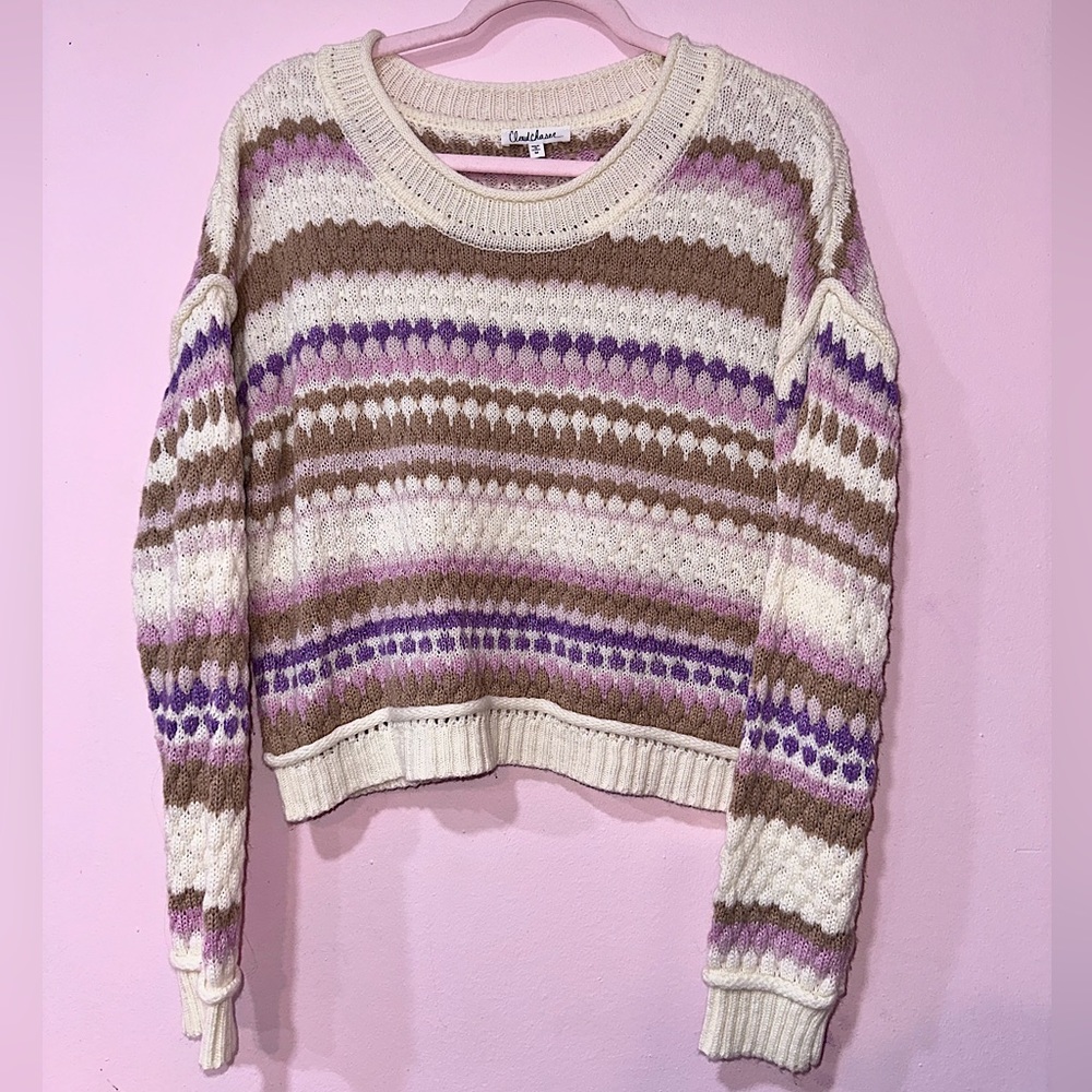 Cool pattern Sweater, Soft in good condition